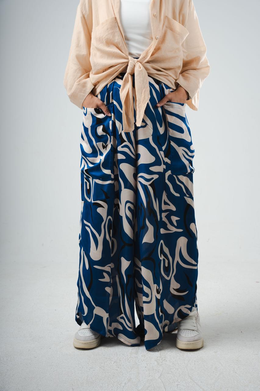 Indigo Swirl Palazzo