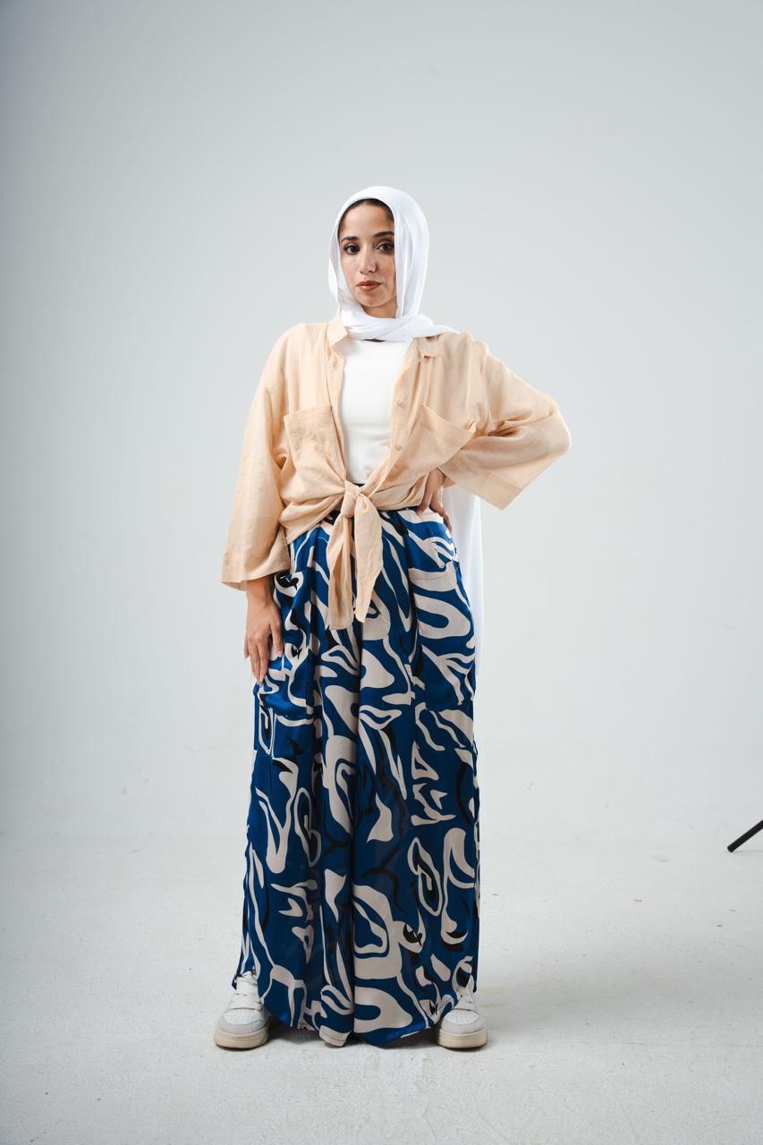 Indigo Swirl Palazzo