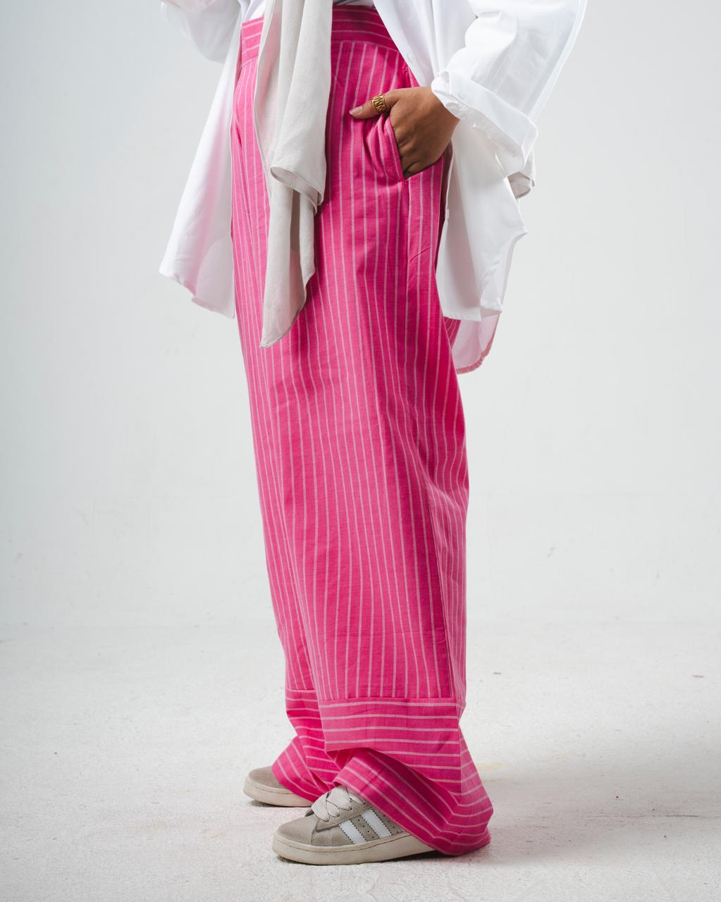 Poplin Pink Pants