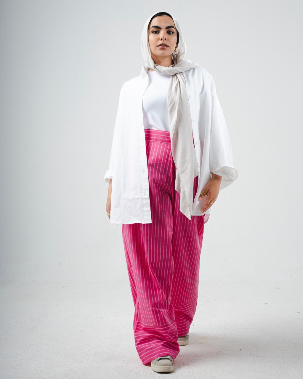 Poplin Pink Pants